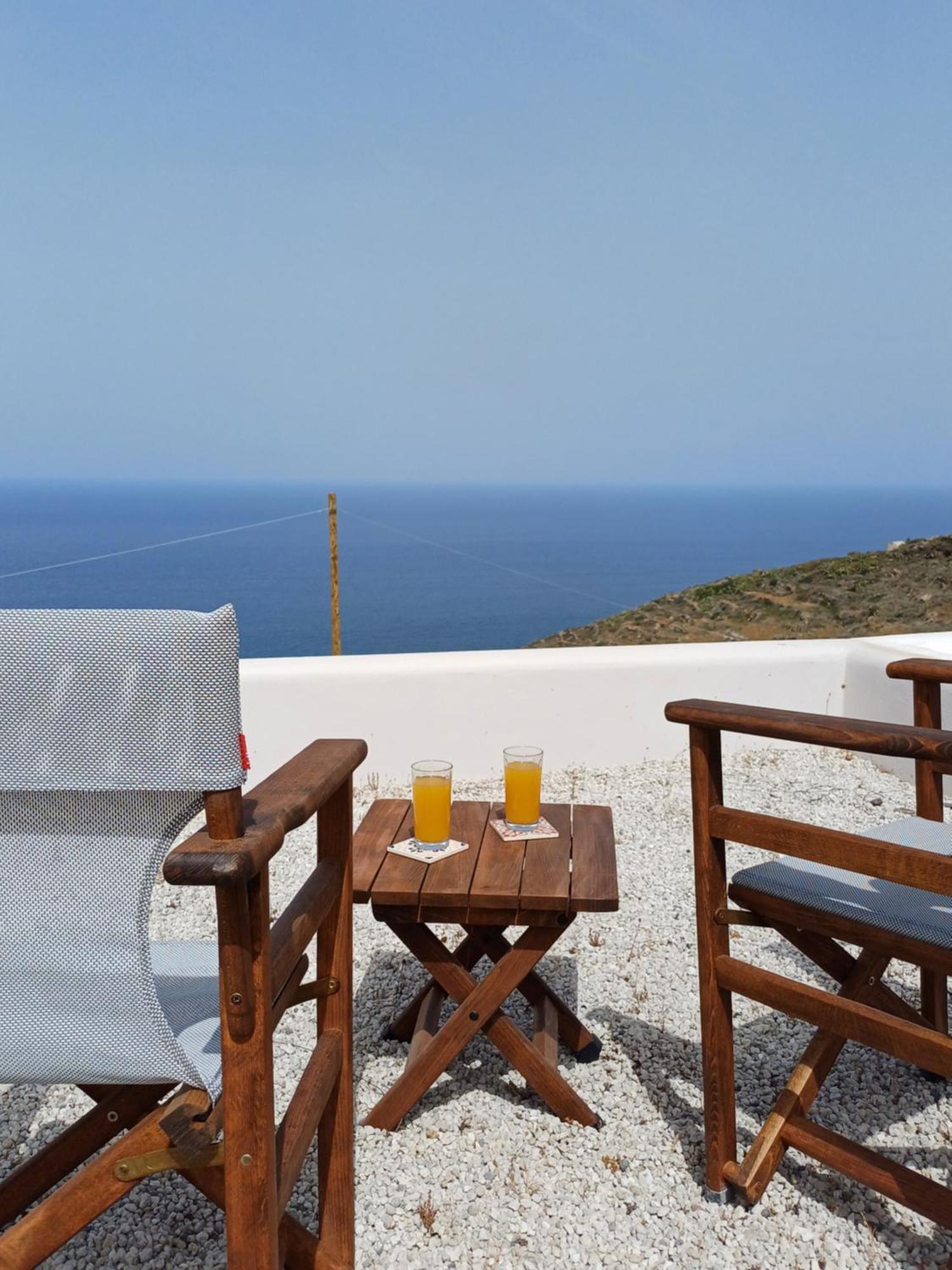 'Irene' Cycladic House With Sunrise And Sea View! Villa Foinikiá Eksteriør billede