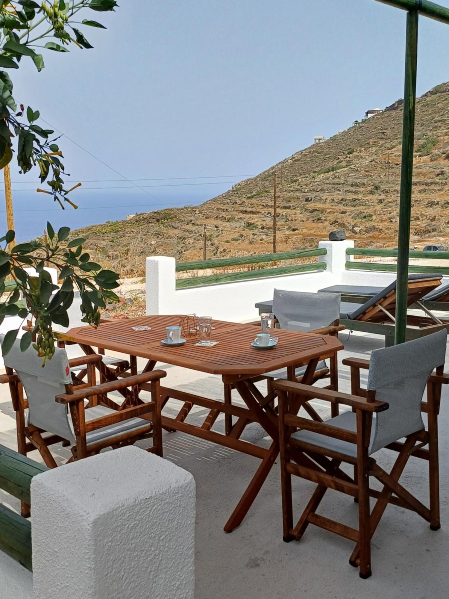 'Irene' Cycladic House With Sunrise And Sea View! Villa Foinikiá Eksteriør billede